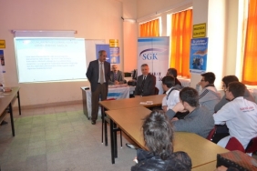 Aksaray SGK Meslek Lisesi Öğrencilerini Bilgilendirdi