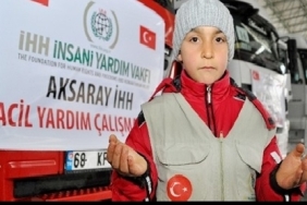 Aksaray'dan 6 TIR dolusu yardım Suriye ye gönderildi.
