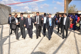 Başkan Haluk Şahin Yazgi, Akçakale'de