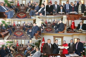 Başkan Yazgı'ya, hayırlı olsun ziyaretleri devam ediyor