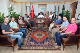 Eczacılar odası yönetiminden başkan Yazgı'ya ziyaret