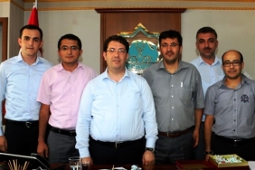 Halk Sağlığı Müdürlüğünün Yeni Ekibi Başkan Yazgı'yı Ziyaret Etti