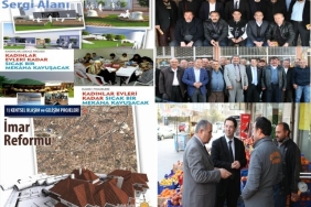 Yazgı esnaf gezilerinde projelerı hakkında bilgiler verdi