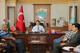 Kasaplar Odası Ve Ticaret Borsası Başkanlarından Başkan Yazgı'ya Ziyaret