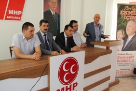 MHP yönetiminden İhsanoğlu'na tam destek