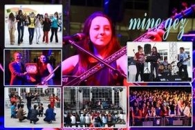 Mine Gez ilk bahar şenliği konserini ASÜ'de verdi