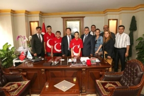 Özel Sporculardan Başkan Yazgı'ya Ziyaret