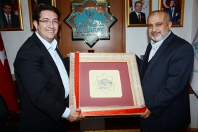 Şevki Yılmaz, Başkan Yazgi'yi ziyaret etti